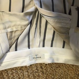 Babaton white striped set